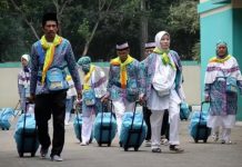 Kuota Haji Indonesia Tahun 2023 Sebanyak 221 Ribu Jemaah Ilustrasi, sejumlah calon jemaah haji. Daftar tunggu ibadah haji Indonesia hingga puluhan tahun. (Republika/Yasin Habibi)