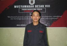 FORMAT: PT Malea Energy Gagal Total dalam Perlindungan dan Pengelolaan Lingkungan Hidup FOTO: Ketua Terpilih Forum Mahasiswa Toraja (Format) Makassar, Waldi.
