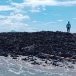 Usai Gempa Bumi Magnitudo 7.5, Muncul Gunung Lumpur di Tanimbar Foto: Pulau baru berupa gunung lumpur muncul usai gempa bumi kuat di Maluku pada Selasa dinihari 10 Januari 2023 (ist)