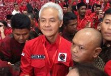 Bakal Tinggalkan, Bila PDIP Tidak Mencalonkan Ganjar Capres atau Cawapres FOTO: Ganjar Pranowo saat hadiri Harlah ke 50 itu digelar di JIExpo Kemayoran, Jakarta, pada Selasa (10/1/2023).