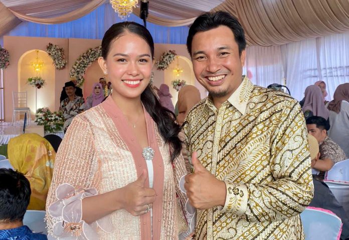 FOTO: Kiri tokoh masyarakat Luwu Utara, Andi Abdullah Rahim dan Tita Kamila pemenang Putri Indonesia Sulawesi Selatan tahun 2023