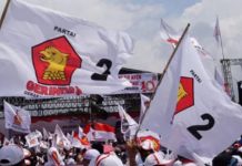 Jelang HUT Gerindra ke 15 Kader Partai di Instruksikan Kibarkan Bendera dan Spanduk Prabowo Presiden 2024 Ilustrasi bendera partai gerindra