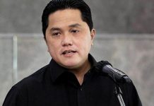 Niat Ubah Wajah Sepakbola Indonesia, Mantan Presiden Inter Milan Daftarkan Diri Calon Ketua PSSI FOTO: Mantan presiden Inter Milan Erick Thohir yang juga Menteri Badan Usaha Milik Negara, Erick Thohir.