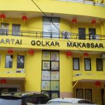 Kepala Sekertariat Bantah Pemberitaan Soal Bantuan Kesbangpol Rp 15 Miliar ke Golkar Makassar FOTO: Kantor Sekretariat DPD II Partai Golkar Makassar yang terletak di jalan Lasinrang, Kelurahan Mangkura, Rabu (18/1/2023)