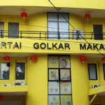 KPU, Pemilu 2029: 70 Persen Didominasi Generasi Z dan Milenial, Saatnya Anak Muda Pimpin Golkar Makassar, ini Kata Pengamat Politik FOTO: Kantor Sekretariat DPD II Partai Golkar Makassar yang terletak di jalan Lasinrang, Kelurahan Mangkura, Rabu (18/1/2023)
