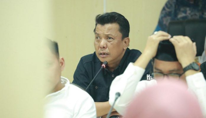 FOTO: Abdul Wahab Tahir, Wakil ketua bidang pemenangan pemilu (Bappilu) DPD II partai golkar Makassar. 