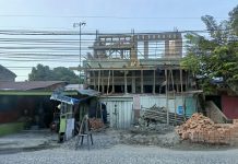 Dua Bangunan Megah Bebas Berdiri Tanpa PBG Diduga Famili Ketua PPP Kota Medan FOTO: Diduga dua bangunan megah unit ruko bebas berdiri tanpa plang PBG di Kecamatan Helvetia Tengah, Jalan Gaperta 107 Kota Medan. (ist)