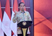 Presiden Jokowi Buka Rakernas Program Banggakencana dan Penurunan Stunting FOTO: Presiden Joko Widodo menghadiri Pembukaan Rapat Kerja Nasional (Rakernas) Program Pembangunan Keluarga, Kependudukan, dan Keluarga Berencana (Banggakencana) dan Penurunan Stunting, di Auditorium BKKBN Halim Perdanakusuma, Provinsi DKI Jakarta. Rabu 25 Januari 2023