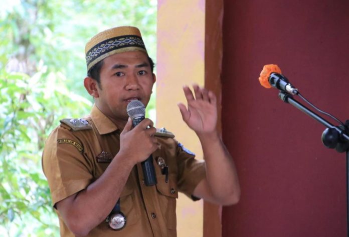 FOTO: Kepala Desa Benteng Gantarang, Kecamatan Gantarang, Kabupaten Bulukumba, Muhammad Asbar menyampaikan rasa syukur atas berbagai program pemerintah yang masuk di desanya.