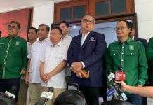 NasDem Bertandang ke Sekber Gerindra-PKB, Ahmad Ali: Politik itu Sangat Dinamis FOTO: DPP Partai Nasdem saat bertandang ke Sekretariat Bersama (Sekber) Koalisi Gerindra-PKB pada Kamis (26/1/2023) siang ini.