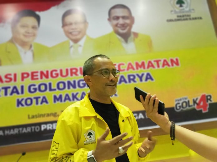 FOTO: H. Abd Kahar, S.sos, MM Ketua Panitia Orientasi Pengurus Kecamatan DPD II Partai Golkar Kota Makassar.