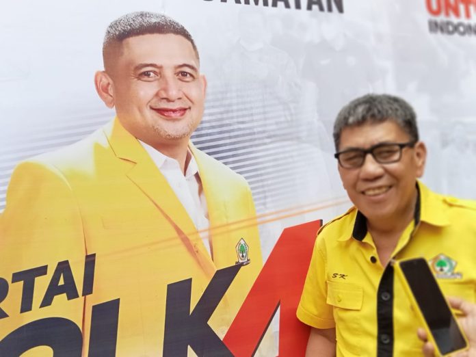 FOTO: H. Samsuddin Kadir, SE, Wakil ketua bidang pemenang pemilu wilayah Panakukang Manggala, DPD II Partai Golkar Makassar.