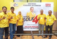 Pimcam Biringkanaya Siap Menangkan Partai Golkar di Pemilu 2024, Lukman: Segera Sosialisasikan ke Pimlur FOTO: Pimpinan dan Pengurus kecamatan Biringkanaya (Pimcam) hadir dalam orientasi pengurus kecamatan partai golongan karya kota makassar. Sabtu (28/1)