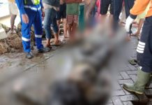 Ditemukan Mayat di Aliran Sungai Tallo Makassar FOTO: Jasad Firdaus Sarif, warga yang beralamat di Barobbo, Bulusibatang, Kecamatan Bontoramba, Jeneponto.