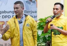 Rian Ernest Resmi Bergabung di Golkar, ini Kata Fadly Noor Foto Kolase Rian Ernest dan Fadly Noor