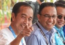 Politisi Gerindra Prediksi Jokowi Bakal Dukung Anies di Pilpres 2024 Foto: Presiden Joko Widodo dan Anies Baswedan/Net
