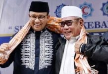 Tokoh Ummat Islam Berpengaruh di NTB Dukung Anies di Pilpres 2024 FOTO: Dari Kanan, TGH Ahmad Fadli Fadil Thahir dan Anies Baswedan