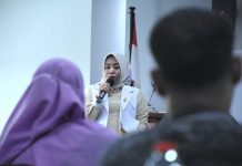 Legislator Gerindra Minta Pemkot Makassar Transparan Pemanfaatan Dana CSR FOTO: Anggota Kota Makassar, Nunung Dasniar menggelar Sosialisasi Perda nomor 2 tahun 2016 tentang Tanggung Jawab Sosial dan Lingkungan Perusahaan, di Hotel Grand Maleo Makassar, Selasa (31/1/2023).