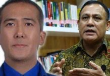 Jabatan Akan Berakhir, Apakah Masikun Jadi Warisan Firli? Foto kolase Harun Masikun dan Ketua KPK Firli Bahuri