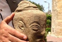 Patung Dewi Anat Berusia 4.500 Tahun Ditemukan di Gaza Foto: Patung Dewi Anat. (BBC)