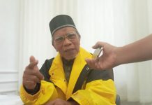 Ketua DPD II Golkar Gowa Tepis Tudingan Pimcam, Ambas Syam: Mereka Tidak Bekerja Maksimal Sesuai Perintah Partai FOTO: Ambas Syam Ketua DPD II Partai Golkar Kabupaten Gowa.