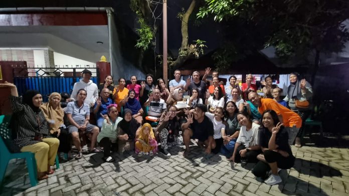 FOTO: Warni Community yang berbasis di Jalan Gunung Nona dan Jalan Sungai Nuri, Kelurahan Pisang Selatan, Kecamatan Ujung Pandang, Kota Makassar.