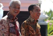 Pengamat Nilai Reshuffle Menteri Nasdem Jadi Posisi Tawar Jokowi Agar PDIP Mendukung Ganjar FOTO: Kiri Gubernur Jateng, Ganjar Pranowo dan Presiden RI Joko Widodo. (Ist)