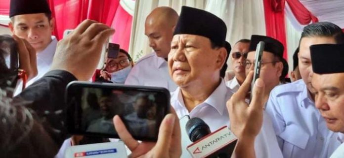 Foto: Prabowo Subianto di lokasi HUT ke-15 Partai Gerindra/RMOL