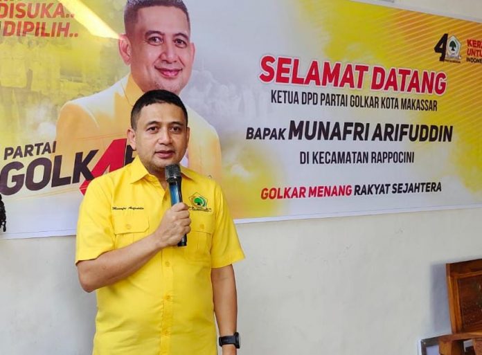 FOTO: Ketua DPD II partai golkar makassar, Munafri Arifuddin atau Appi