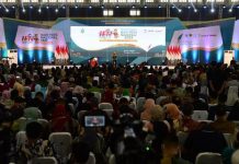 Presiden Jokowi: Dunia Pers Tidak Sedang Baik-baik Saja FOTO: Presiden Joko Widodo saat berpidato pada puncak HPN 2023 di Sumatera Utara/Ist