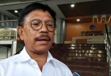 Johnny G Plate Batal Diperiksa Tim Penyidik Kejagung, Kapuspenkum: Hari Selasa Foto: Menkominfo Johnny G Plate/Net