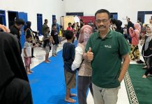 Penarikan Mahasiswa KKN Angkatan Pertama ITB Kalla FOTO: Prof Dr Sukardi Weda, Wakil Rektor bidang Akademik dan Kemahasiswaan ITB Kalla