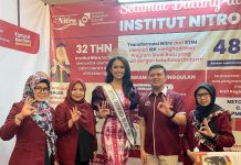 Putri Indonesia Tita Kamila Berkunjung ke Stand IBK Nitro pada Pameran Pendidikan LLDIKTI Wilayah IX FOTO: Putri Indonesia Sulawesi Selatan 2023, Tita Kamila berkunjung ke Stand IBK Nitro pada Pameran Pendidikan yang dilaksanakan oleh LLDIKTI Wil IX di Hotel Claro Jl.AP.Pettarani Makassar. Selasa (14/2/2023)