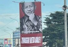Mejeng Dekat Rumah SBY, Billboard Anas Urbaningrum: ‘Tunggu Beta Bale!’ Foto: Billboard Anas Urbaningrum 'Tunggu Beta Bale!' Mejeng di Dekat Rumah SBY/Net