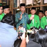 Di Harlah PPP, Wartawan Singgung Erick Tohir dan Arahan Capres FOTO: Keterangan Pers Presiden Joko Widodo usai Menghadiri Puncak Hari Lahir Partai Persatuan Pembangunan (PPP) ke-50 Tahun dan Pembukaan Workshop Nasional DPR RI dan DPRD PPP, 17 Februari 2023.