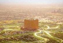 Putra Mahkota Bakal Bangun The Mukaab Mirip Ka’bah di Masjidil Haram Mekah FOTO: Pembangunan The Mukaab menjadi sorotan lantaran proyek Putra Mahkota Mohammed bin Salman itu dianggap mirip Ka'bah dan sangat mencerminkan kapitalisme. (tangkapan layar newmurabba.com)