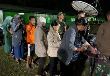 Kodim 1702/JWY Buka Posko dan Dapur Umum untuk Pengungsi Kerusuhan Wamena FOTO: Anggota Kodim Kodim 1702/JWY membuka Posko dan dapur umum di Makodim 1702/JWY, Posko dan dapur umum ditujukan bagi pengungsi kerusuhan wamena yang tersebar diwilayah itu.(24/02/2023)