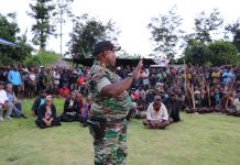 Situasi Wamena Kondusif Berkat Kerja Keras Semua Anak Adat, Kodim 1702/JWY Kedepankan Komsos Humanis FOTO: Dandim 1702/Jwy Letkol Cpn Anthenius Murip, S.H., M.H