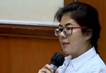 Kasus Narkoba eks Kapolda Sumbar, Anita: Saya Istri Siri, Teddy Minahasa: itu Bohong FOTO: Linda Pujiastuti alias Anita saat dihadirkan sebagai saksi mahkota kasus narkoba di PN Jakarta Barat. Rabu (1/3)