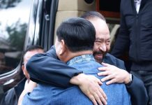 Bertemu 2.5 Jam, Akhirnya Prabowo dan SP Sepakat Masing-masing Mengusung Capres dan Cawapres Foto: Ketum Nasdem Surya Paloh mengunjungi Ketum Gerindra Prabowo Subianto di Padepokan Garuda Yaksa, Babakan Madang, Sentul, Jawa Barat, Minggu (5/3) (Properti Gerindra)