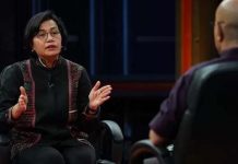 Politisi PKB Merasa Heran dengan Pengakuan Menkeu Sri Mulyani Soal Surat dari PPATK FOTO: Menteri Keuangan Sri Mulyani Indrawati, Saat menghadiri acara talk show disalah satu stasiun tv