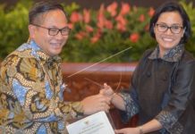 Nama Wamen BUMN Santer Disebut Bakal Menggantikan Menkeu Sri Mulyani FOTO: Kiri Wakil Menteri Badan Usaha Milik Negara (BUMN), Kartika Wiroatmojo dan Menteri Keuangan Sri Mulyani Indrawati dalam kesempatan lainnya.