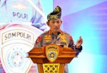 Kapolri Tegaskan, Bila Diketahui Masuk Lewat Pungli Segera Mencoret Bersangkutan dalam Daftar SIP FOTO: Kapolri Jenderal Listyo Sigit Prabowo saat memberikan arahan dalam Rapat Kerja Teknis (Rakernis) Staf Bidang Sumber Daya Manusia (SSDM) Polri di Kepulauan Riau, Jumat malam (17/3) lalu.
