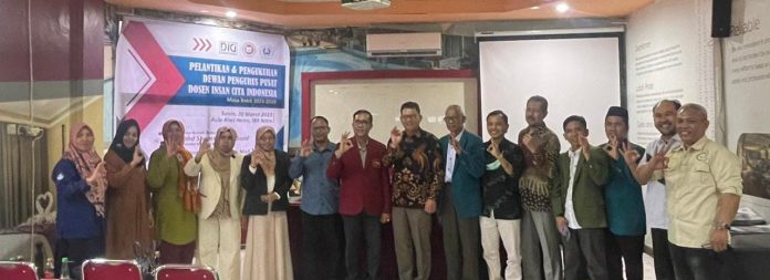 FOTO: Dewan Pengurus Pusat (DPP) Dosen Insan Cita Indonesia (DICI) bersama Institut bisnis dan keuangan nitro bakal menggelar 