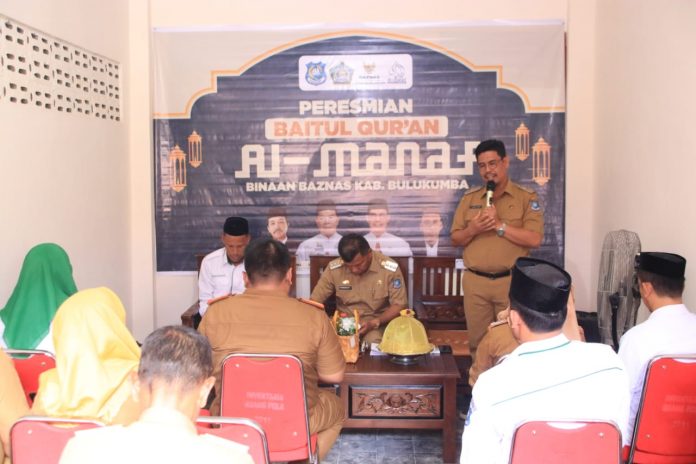 FOTO: Bupati, Wakil bupati Bulukumba meresmikan Baitul Qur'an atau Rumah Tahfidz Al-Manaf binaan Baznas Kabupaten Bulukumba di Kompleks BTN 1 Bulukumba, Senin, 19 Maret 2023.