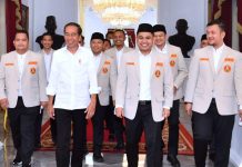 Presiden Jokowi Terima Kunjungan PP Pemuda Muhammadiyah yang Baru Terpilih FOTO: Presiden Jokowi saat menerima kunjungan perwakilan PP Pemuda Muhammadiyah, Senin (27/03/2023), di Istana Merdeka, Jakarta. (Foto: BPMI Setpres/Rusman)