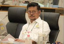 Mentan SYL RDP dengan Komisi IV DPR, Daeng: Selalu Bicara Swasembada Kenyataannya Zero FOTO: Menteri Pertanian Syahrul Yasin Limpo saat mengikuti Rapat Dengar Pendapat dengan Komisi IV DPR RI. Senin, (16/1/2023). (Property Liputan6)