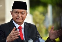 Presiden Jokowi Minta Kepala BNPT Optimalkan Upaya Deradikalisasi FOTO: Kepala BNPT Komjen Rycko Amelza usai pelantikan di Istana Negara, Jakarta, Senin (03/04/2023). (Foto: Humas Setkab/Agung)