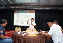 Bangun GOR, Ketua KONI Makassar Apresiasi Komitmen Reza Ali FOTO: Ketua KONI Kota Makassar Ahmad Susanto mendukung dan mengapresiasi niat Reza Ali yang sedang membangun Gedung Olahraga (GOR) bernama Makassar Sport Hall.