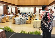 Tingkatkan Pelayanan Prima, RSUD Daya Makassar Sosialisasi Kesehatan FOTO: Ketua Perhimpunan Rumah Sakit Indonesia Sulsel, Dr. dr. Khalid Saleh, Sp.PD-KKV. FINASIM, MARS di Hotel Claro Makassar, Rabu (5/4/2023)